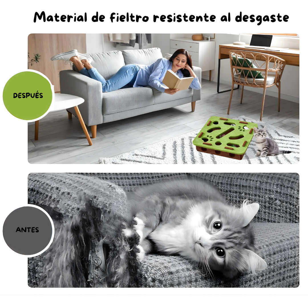 Rascador Interactivo para Gatos
